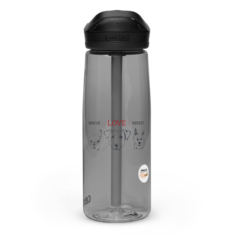 RESCUE - LOVE - REPEAT Water Bottle